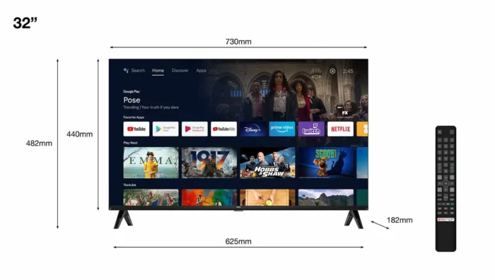 TCL 32S5400A Frameless HDR Android TV